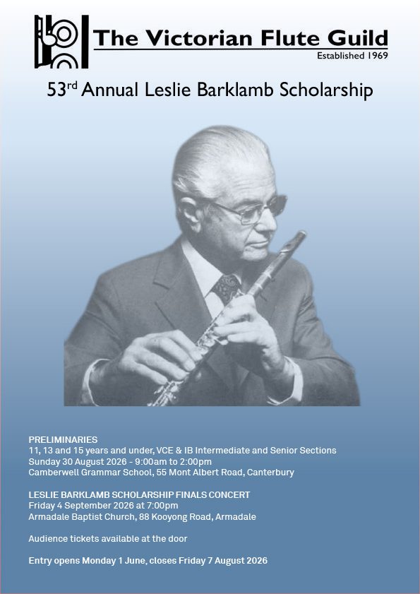 53rd Leslie Barklamb Scholarship 2026