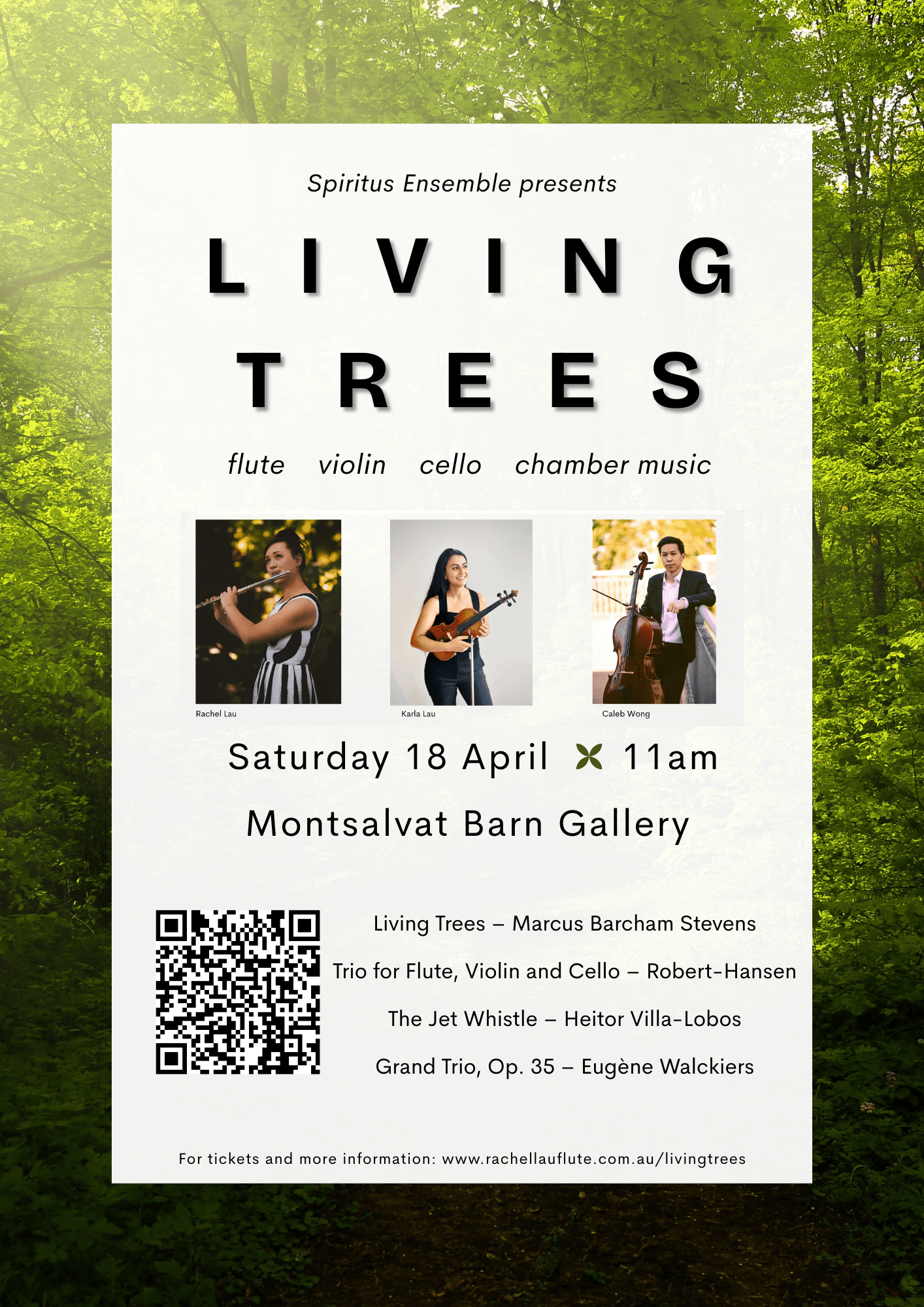 Living Trees – Chamber Music at Montsalvat