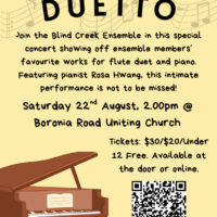 Duetto Concert | Blind Creek Ensemble