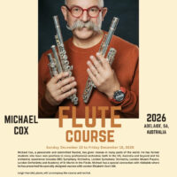 Michael Cox flute course 2026