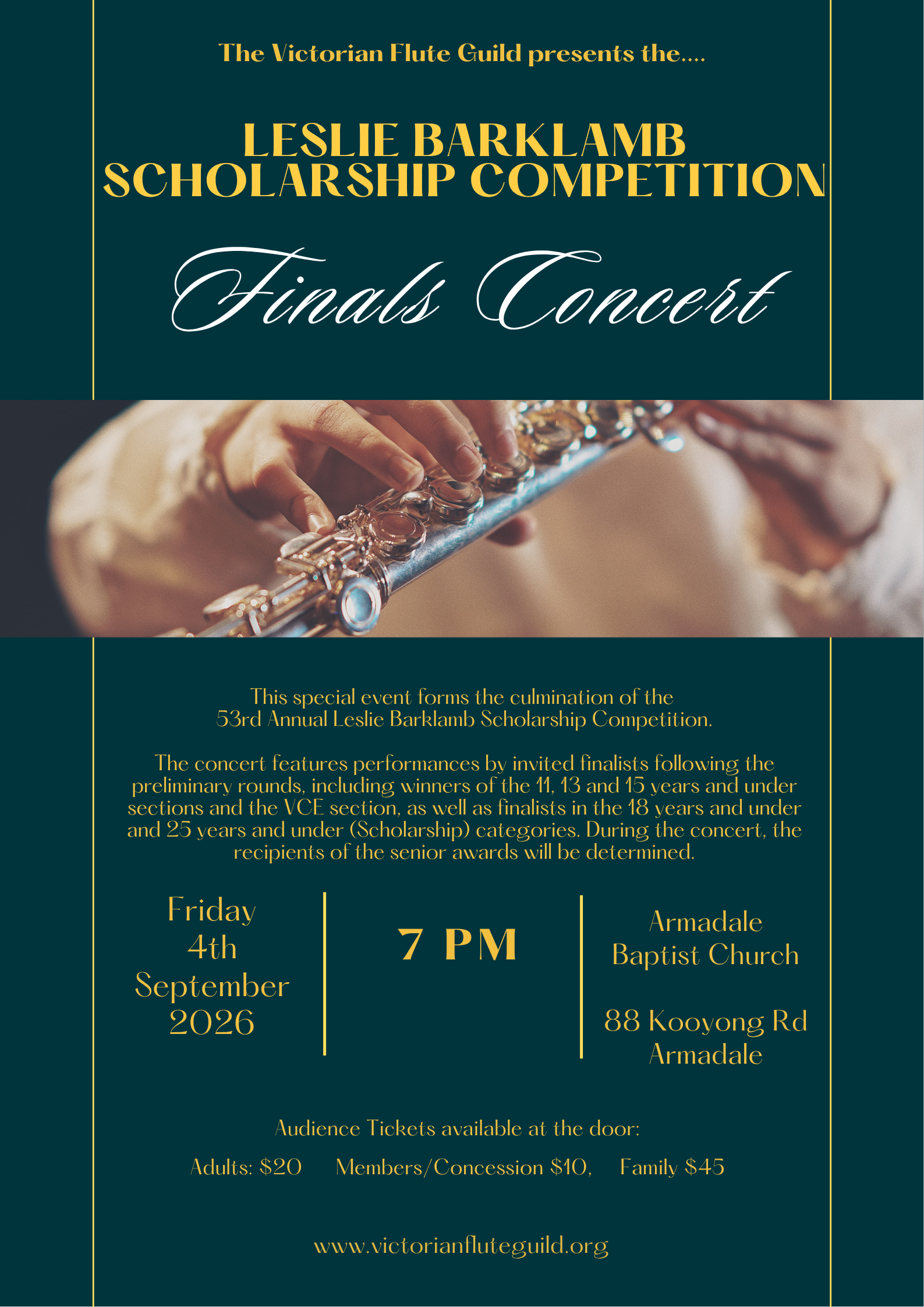 LBS Finals Concert poster 2026